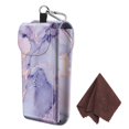 thumbnail image 1 of Funda doble para gafas Fintie Lilac Marble, piel vegana, 1 of 7