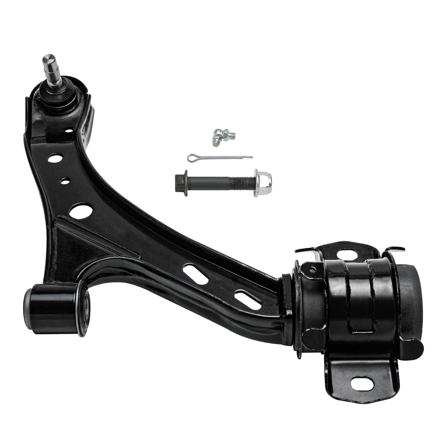 Detroit Axle - Front Right Lower Control Arm for 2005-2010 Ford Mustang, Lower Right Control Arm w/Ball Joint Assembly Replacement