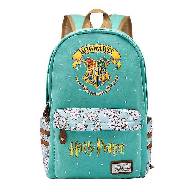 Mochila juvenil con insignia de la academia de Harry Potter kaili Sencillez