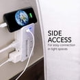 thumbnail image 4 of Protector contra Sobretensiones GE Blanco con 6 Salidas Giratorias y 2 Puertos USB, 4 of 8