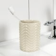 thumbnail image 6 of Mainstays Beige Wave 2-Piece Ceramic Bath Accessory Set for Adults, 6 of 7