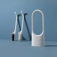 thumbnail image 3 of Toilet brush and holder, bathroom toilet brush with quick-drying holder, white., 3 of 5