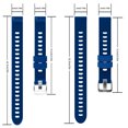 thumbnail image 2 of Correa de muñeca de silicona Correa de reloj de repuesto ajustable Correa de bucle de reloj de viaje de trabajo, azul profundo Eigraketly EL5020-04, 2 of 2