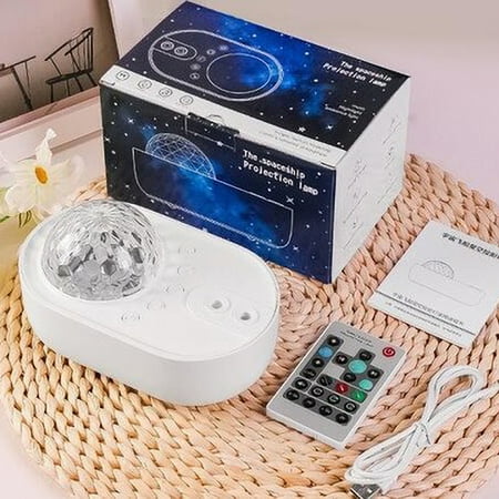 

Starry Sky Projector Night Light Spaceship Lamp Galaxy LED Projection Lamp Bluetooth Speaker For Kids Bedroom Home Party Decor