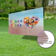 thumbnail image 3 of Peace Love Pride Dachshund with Rainbow Sunglasses LGBT LGBTQ+ Yard Sign Wiener Dog Lover Gifts Idea Outdoor Home Lawn Garden Porch Decor - 01004, 3 of 5