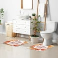 thumbnail image 5 of Yayeee Bath Rugs for Bathroom Floor Non Slip Non Skid Rectangle Soft Absorbent Fall Leaves Pattern Machine Washable Mat, 5 of 5