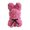 R, variant on 9.84 inches PE simulation foam flower rabbit, immortal flower rabbit, Valentine's Day rose rabbit, Christmas