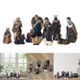 thumbnail image 2 of 2025 11Pcs Resin Nativity Scene Figurine Set Christ Birth Of Jesus Ornament Tabletop Crafts Accessories Xmas Decor Gifts Betterlifefg, 2 of 5