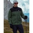 thumbnail image 2 of Pioneer Camp Fleece Jacket Men,Lightweight Full Zip Fleece Jacket Polar Windproof Winter Climbing Outwear Coat with Pocket, 2 of 5