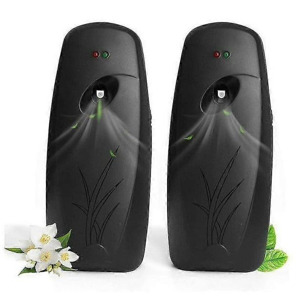 Automatic Air Freshener Dispenser 2-Pack,Wall Mounted or Free Standing,Interval Sprays Setting for Home & Commercial Use