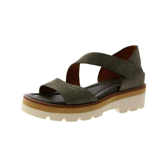 Sofft Womens Pru Leather Strappy Wedge Sandals