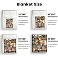 thumbnail image 4 of AISENIN Personalized Picture Throw Blankets with Text for Adult Kids Women Men,Custom Photos Collage Blanket for Family Couple Friend Christmas Birthday, 4 of 5