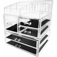 thumbnail image 3 of Acrylic Organizer Cosmetic Makeup, Jewelry Storage Display Case Large w/ Drawers, 3 of 8