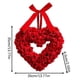 thumbnail image 3 of Decoraciones para el día de San Valentín, adornos para el día de San Valentín, regalos para el día de San Valentín Corona para el día de San Valentín Corona decorativa artificial en forma de corazón D, 3 of 9