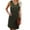 Green, variant on IROINNID Shift Dress For Women Casual Summer Tank Solid Sleeveless With Pocket Dress V-Neck Knee-Length Dress