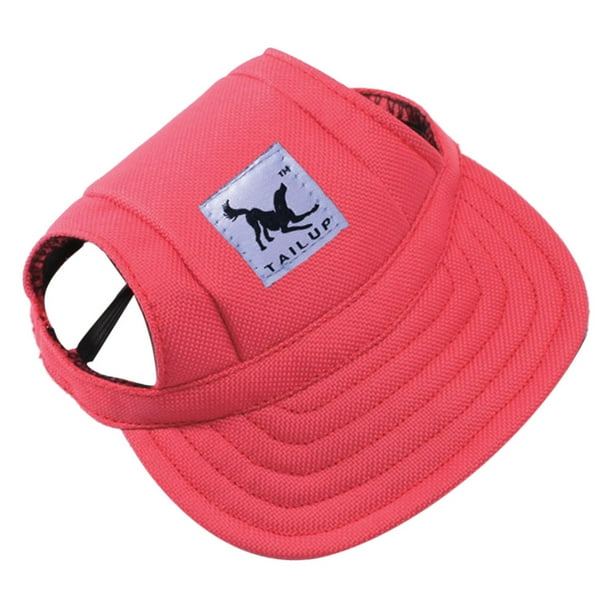 Xihbxyly Gorra de Béisbol para Mascotas Pequeñas, Visera de Verano para Exteriores, con Diseño de Cachorro Adorable para Protegerse Del Sol, Diseño Ajustable de Lona de Algodón, Estilo Casual, Ideal