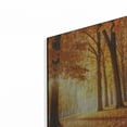 thumbnail image 2 of Luxe Metal Art 'Fall Afternoon In A Park' by Rey Klimt Metal Wall Art, 24" x 24", 2 of 8