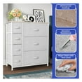 thumbnail image 2 of JTAOT 7 Fabric Drawers Dresser Storage Tower Chest Organizer Cabinet Bedroom Closet, 2 of 8