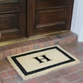 thumbnail image 2 of First Impression Classic Border Monogrammed Outdoor Door Mat, 2 of 3
