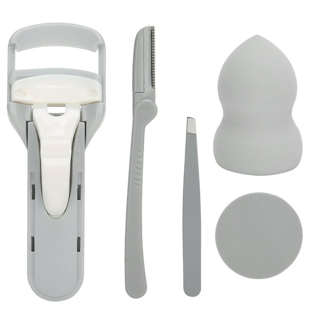 Herramientas de maquillaje, rizador de pestañas, pinzas para cejas, esponja de maquillaje, recortadores de cejas, maquinilla de afeitar de calidad superior