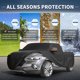 thumbnail image 2 of Funda de coche Bargains de aluminio para exteriores, funda impermeable para todo clima con cremallera en la puerta del conductor, negra para Hyundai Santa Cruz, 2 of 7