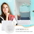 thumbnail image 3 of Triani 2Pcs School Locker Rugs 12" x 12" Square White Furry and Cute Locker Decoractions Small Product Photo Background & Luxury Photo Props(White), 3 of 6