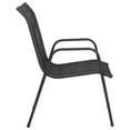 thumbnail image 3 of vidaXL Chaises de Jardin 2 Pcs Acier et Textilène Noir, 3 of 4