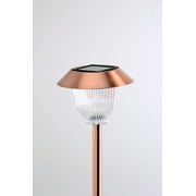 Homebrite 30865 Solar Light Stainless Steel Brushed Copper Finish Rockwell Set of 12