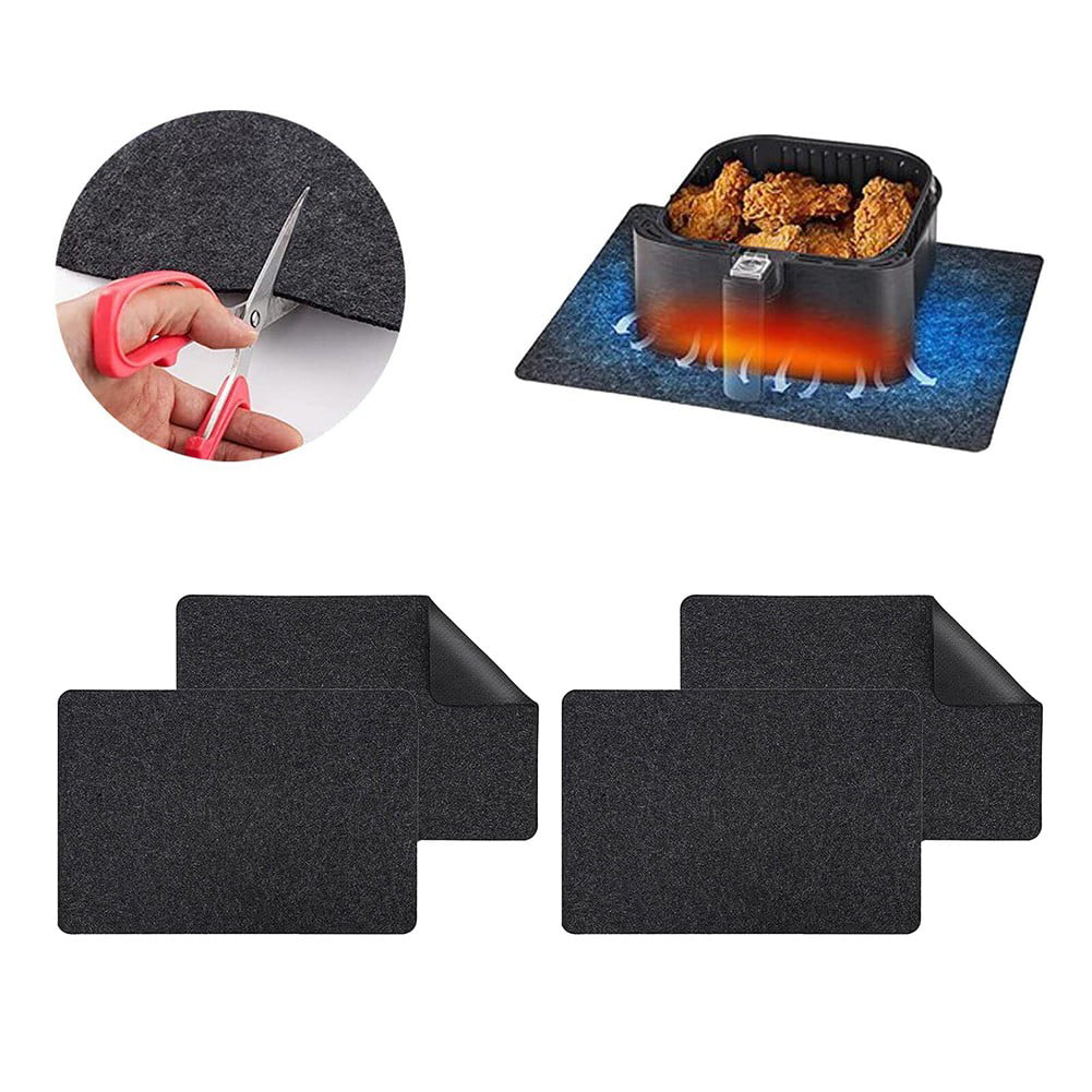 5Pcs Heat Resistant Mat for Air Fiyer Countertop Protector Baking Oven  Sheet Pad