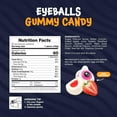 thumbnail image 3 of Halloween Candy - Funtasty Eyeballs Gummy Candy - Strawberry Jam Center, 19-Ounce Jar (30 Count), 3 of 6
