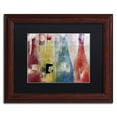 thumbnail image 2 of Trademark Fine Art "Bouteilles II" Canvas Art by Color Bakery Black Matte, Wood Frame, 2 of 4