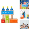 thumbnail image 4 of de bloques de construcción de Castillo de , Juguetes Educativos de aprendizaje , juguetes para para regalos de Salvador Dali bloques de cubo de madera, 4 of 10