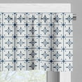 thumbnail image 3 of Ambesonne Dutch Window Valance, Classical Delft Pattern, 54" X 12", Dark Blue and White, 3 of 5