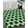 thumbnail image 2 of Ahgly Company Indoor Rectangle Patterned Light Green Area Rugs, 6' x 9', 2 of 6