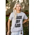 thumbnail image 3 of Made Religious Christ Faith Christian Plus Size Crewneck Graphic Tee Shirt Brisco Brands 5X, 3 of 5
