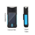 thumbnail image 2 of High Performance Light With Horn Function For Outdoor Cycling Night And Road Conditions Solar Powered And USB Rechargeable For Cycling Enthusiasts Light with Speedometer B Agile 3 Passenger Stroller, 2 of 8