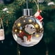 thumbnail image 4 of Adornos Navideños de Nieve para Perros | Bola de Cristal con Figuras de Cachorros con Gorro de Papá Noel | Varias Razas, Incluyendo Pastor Alemán, Chihuahua y Corgi | Decoración Colgante para Árbol d, 4 of 6
