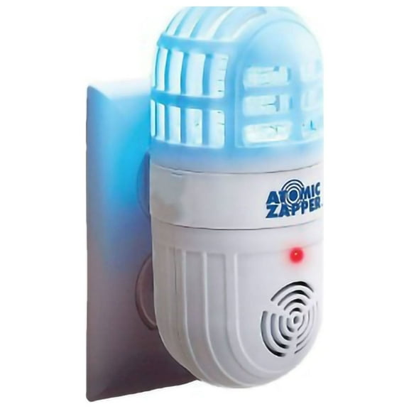 Falleo Clearance Bug Catcher Ultrasonic Mosquito Flying Insect Traps Compact Killer for Indoor Usage Universal White