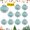 Blue, variant on KOYPTL 10 Pcs Heart-Shaped Christmas Ornaments Set 2D Handmade Sea Glass Friendship Decor Timeless Friendship Hearts Keepsake Christmas Tree Hanging Ornaments Xmas Gifts for Friends