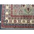 thumbnail image 5 of Kazak Gray Geometric 6X9 Handmade Wool Rug # 13658, 5 of 9
