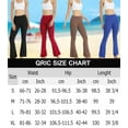 thumbnail image 6 of QRIC Bootcut Yoga Pants High Waisted Workout Pants for Women Bootleg Work Pants Dress Pants (S-XL), 6 of 6
