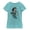 Tahiti Blue, variant on Girl's Aladdin Jasmine Sketch Profile Graphic Tee Mint Large