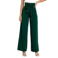 thumbnail image 2 of Pantalones largos NikouMX Pantalones con correa de cintura mujer pierna ancha, 2 of 8
