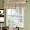 thumbnail image 3 of 2 Pack Valances for Window, Brown Short Curtains for Kitchen Bedroom Living Room, Vintage Modern Abstract Art Ombre Rod Pocket Small Window Treatment Valance Drapes 60 x 18 Inch, 3 of 8
