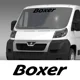 thumbnail image 4 of Pegatinas para parabrisas delantero de furgoneta para Peugeot Boxer E Eboxer, decoración gráfica para caravanas y coches, vinilo para autocaravanas, accesorios para automóviles, 4 of 5