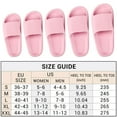 thumbnail image 2 of Luxtrada Pillow Slippers Super Soft Quick Drying EVA Rubber-Plastic Slippers Sandals Non-Slip Thick Sole Open Toe Shower Shoes Indoor and Outdoor Unisex Slippers, 2 of 7