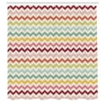 thumbnail image 3 of Ambesonne Chevron Shower Curtain, Boho Old Fashioned, 69"Wx70"L, Multicolor, 3 of 5