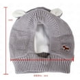 thumbnail image 2 of SLYNSHome Quiet Ears for Pets,Knitted Dog Hats & Ear Muffs for Noise Protection Warm Winter Hat & Snood Head Wrap for Dogs Cats Pet - Black, 2 of 6