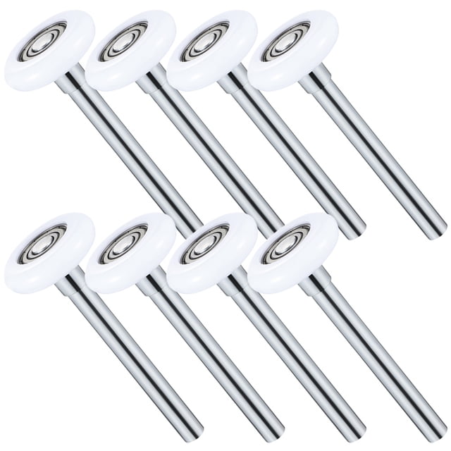 HEALEEP 8Set Replacement Roller for Garage Door in Nylon and Steel for Smooth Running and Quiet Operation