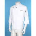thumbnail image 4 of inhzoy Unisex Men's Chef Coat Kitchen Restaurant Work Uniform Cook Shirts Tops White Long Sleeve M, 4 of 9